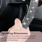 Fashion with Diamond Car Universal 38cm Steering Wheel Cover Colorful Bronzing Diamond BlingBling Steering Wheel Accessories