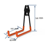 Wall Mount Heavy Duty Metal Hook Garage Organizer Hooks Water Pipe Bicycle Hanger Anti-slip Storage Hook For Ladders Garden Tool