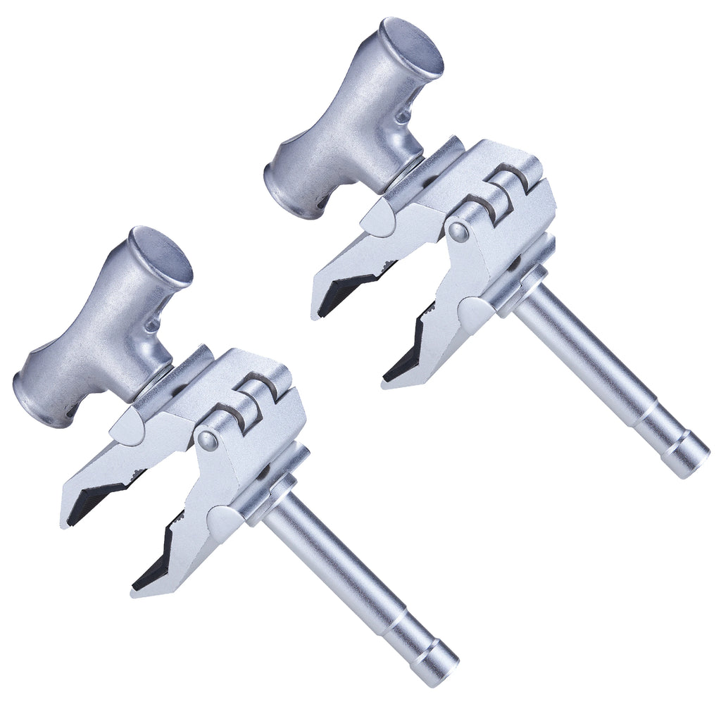 Heavy Duty Python Pipe Clamp open 10-60mm with 5/8" Baby Pin Stud