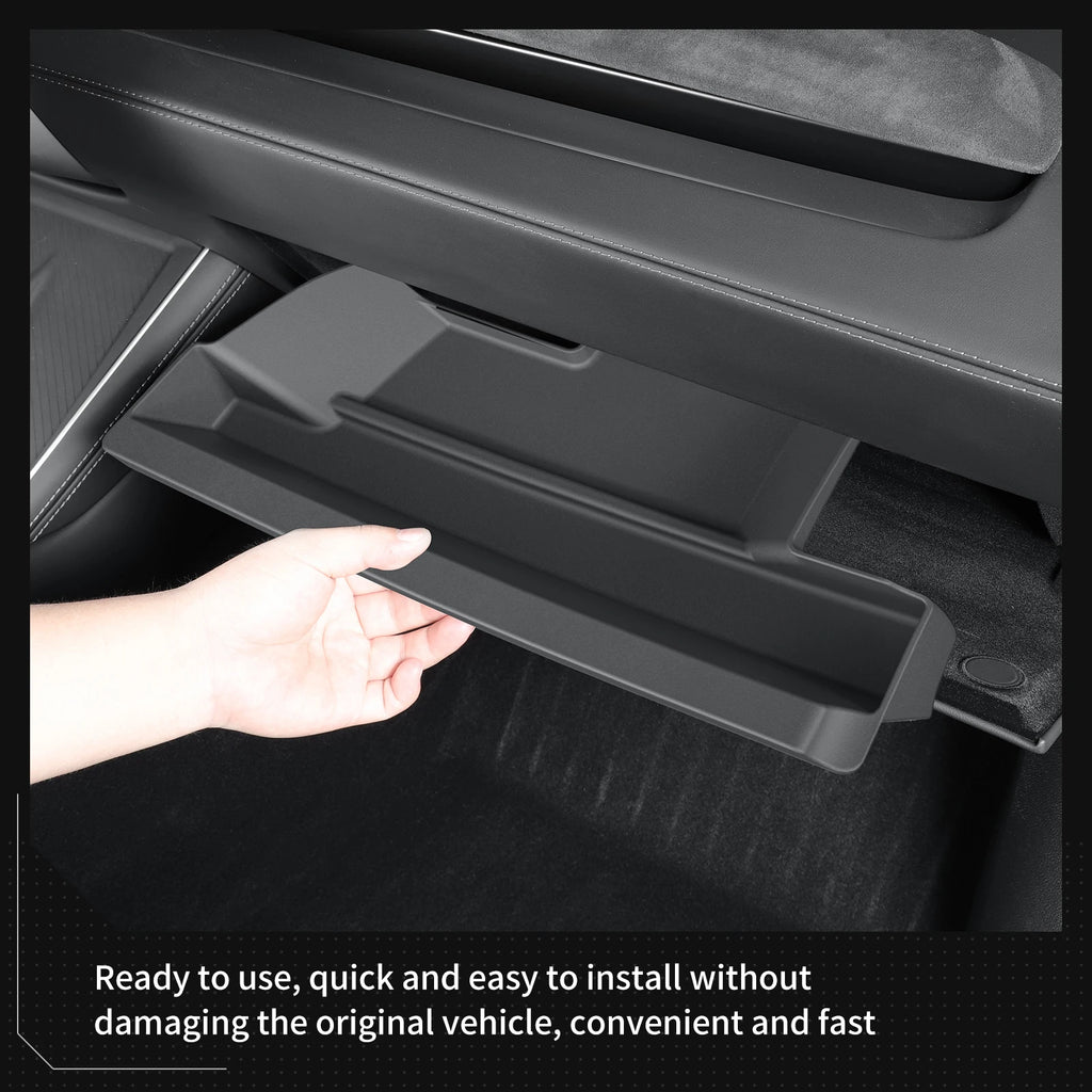 LUCKEASY LHD for Tesla Model Y Launch 2025 2026 Juniper (not for RHD) Car Glove Box Tray Pallet Case Organizer Accessories
