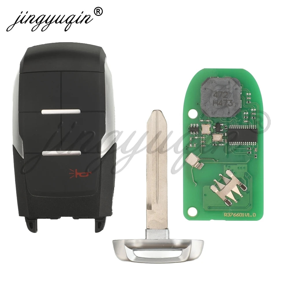 jingyuqin Remote Car Key 68374994 For Dodge RAM Pickup HD 1500 2500 3500 4500 5500 2019-2024 GQ4-76T 433MHz 4A Chip Keyless Go