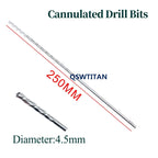Orthopedics Cannulated Drill Bits Hollow Veterinary Orthopedics Instruments