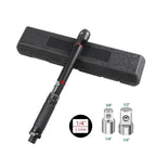 72T Torque Wrench 1/2'' 3/8'' 1/4'' Square Drive Preset Bicycle Torques Key Two-way Ratchet Car Bike Automotive Hand Tools