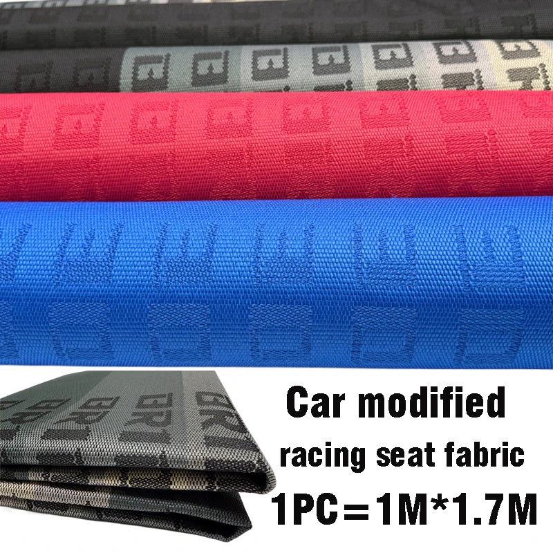 JDM racing car seat fabric universal car seat cover auto fabric decoration cloth interior accessories 1m*1.7m
