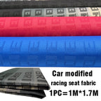 JDM racing car seat fabric universal car seat cover auto fabric decoration cloth interior accessories 1m*1.7m