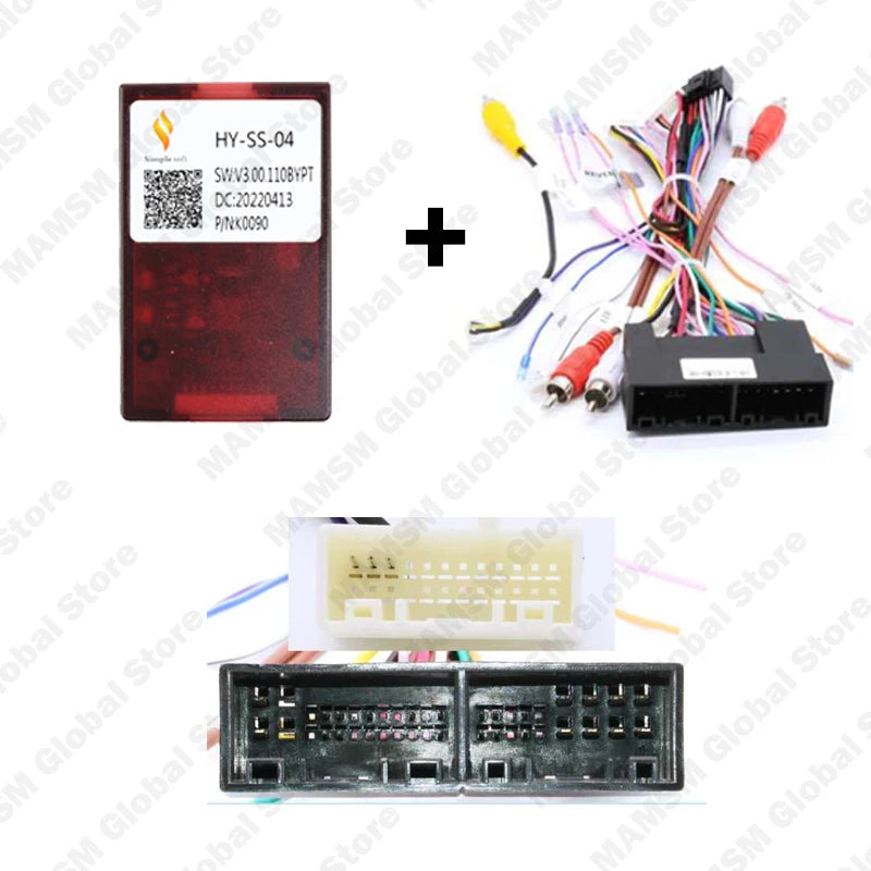Car Radio Stereo Canbus Box HYK-RZ-13 For Kia kIA Accent K5 Optima 2010-2012 2013 2014 2015 2016-2018 Wiring Harness Power Cable