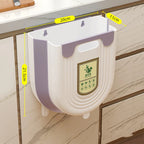 6/10L Hanging Kitchen Trash Can Collapsible Trash Can for Kitchen Foldable Small Garbage Can Compost Bin Under Sink Waste Bin