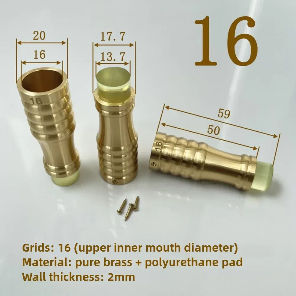 1PCS Brass Cane Crutch Tip with Anti-Skid 12mm-26mm for Hiking Pole Chair Leg Feet Replacement