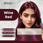 Mokeru Argan Oil Hair Dye Shampoo, Natural Black, Permanent Gray Coverage, 1pc
