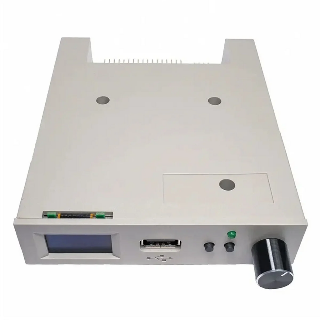 ABSY SFRM44-U100LQD-435 Floppy Drive Emulator with OLED Screen & Rotary Encoder OLED Flash Floppy Drive