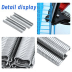 M Nail Cage Staples 600pcs/box, White - Poultry Bird Rabbit Cage Clamp Fasteners