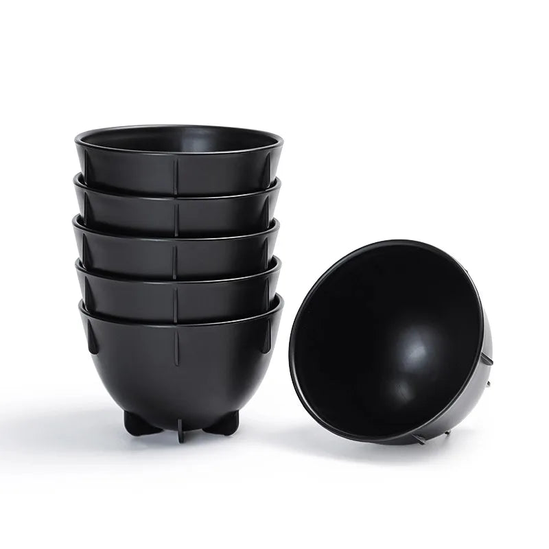 6pcs Coffee Cup Measuring Bowl 200ml/7oz Large Capacity Stackable PP Anti-Shatter Reduced Coffee Evaluation Bowl Barista Tools