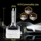 1Pair XENON Headlight Bulb HID Super Brightness D3S Xenon Lamp 6000K For Audi A5 S5 RS5 2016 2015 2014 2013 2012 2011 2007-2010