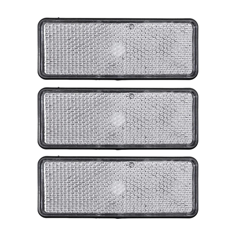 Electric Scooter Rear Reflector Night Safety Warning Plate Waterproof High Bright Universal Motorcycle Car Truck Trailer Parts