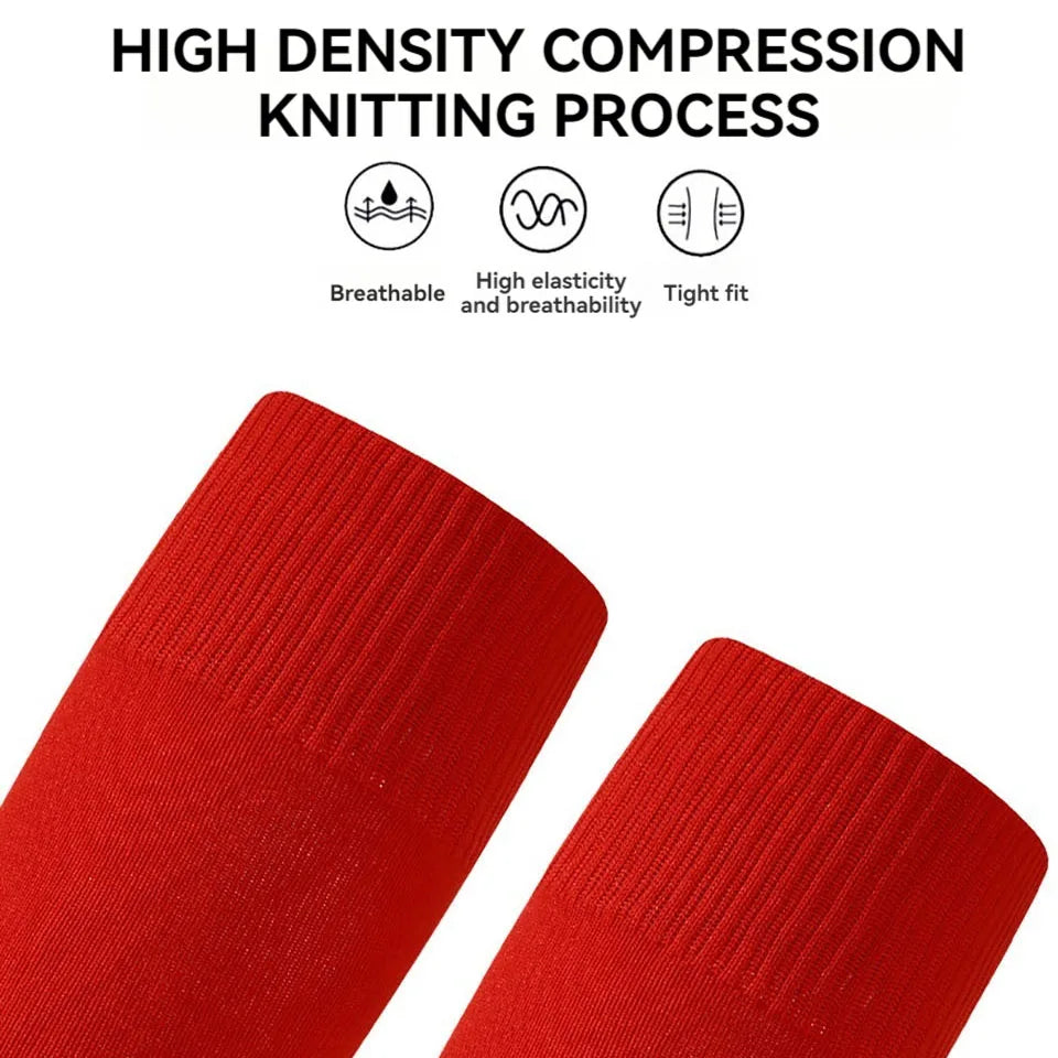 Loogdeel 1Pair Professional Soccer Socks Running Football Basketball Leg Guard Board Covers Breathable Calf Compression Sleeves