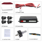 FirstSafe Factory New Mood Light LED Parking Sensor System Reversing Radars System Backlight Parktronic