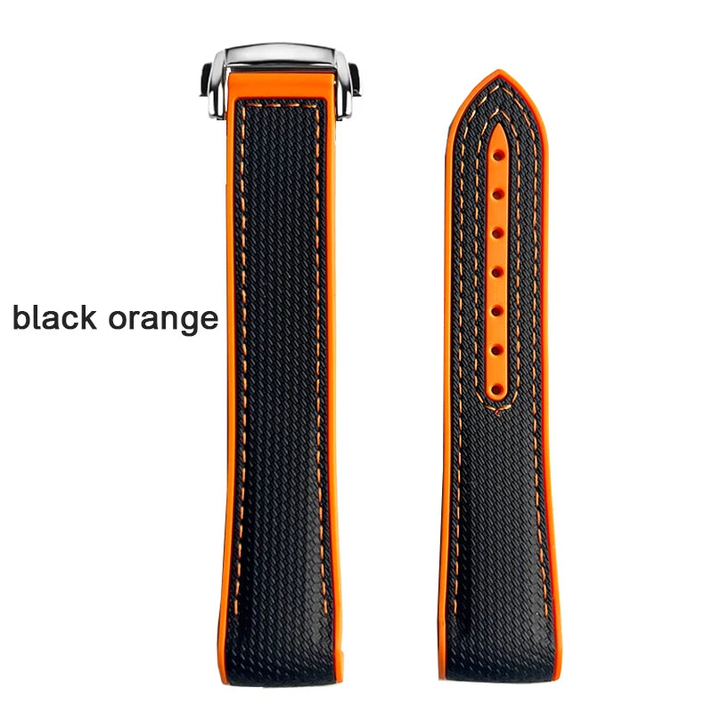 Strap for Omega X Swatch Joint MoonSwatch 20mm Curved End Silicone Rubber Band for Seamaster 300 Waterproof Sport Watch Bracelet