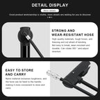 RIDERACE Bicycle Pump With Gauge High-pressure Portable Hand Tire Air Inflator Bike Air Shock Pump Schrader Presta Valve AV FV