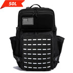 25L/50L Waterproof with 2 Bottle Holders Backpack Gym Outdoor Travel Hiking Fishing Trekking Backpacks 13inch Laptop Bag