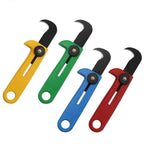 Unpacking Blade Paper Cutter Portable Express Parcel Blade Keychain Hook Blade Multi-Color for Cardboard Plastic & Rope Cutting