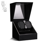 Embers Luxry Single Watch Winder Battery Wooden Shaker Watch Box Automatic Winder Glass Storage Case Mabuchi Motro
