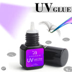 Dassen 5ml UV Eyelash Extension Glue 1S Fast Drying Strong Hold Long Lasting Non-Irritating Adhesive for Mink Lash Professional