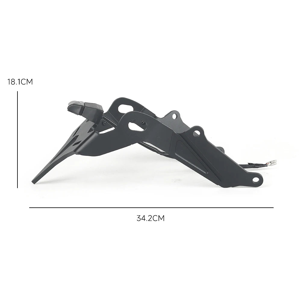 CB650R 2024 2025 Motorcycle License Plate Holder Rear Short Tail Stock Tidy Tailstock Bracket LED Light For Honda CB650 R CB650R
