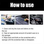 Car Scratch Removal Wax Kit 120ml Auto Paint Scratch Repair Polish with Sponge & Towel
