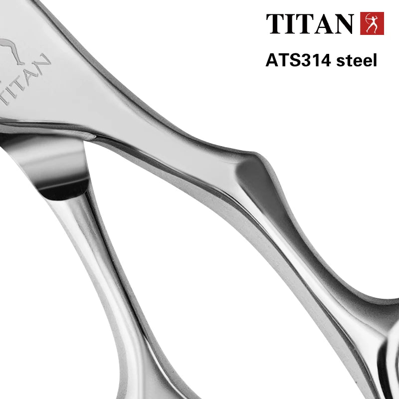 TITAN Hair Cutting Scissors Hairdressing Scissors Professional Barber Scissors Salon Tool ATS314 Steel