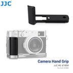 JJC Metal Hand Grip L Bracket for Fujifilm X100VI Camera Anti-Slip Handgrip Holder with Arca Swiss Quick Release Plate