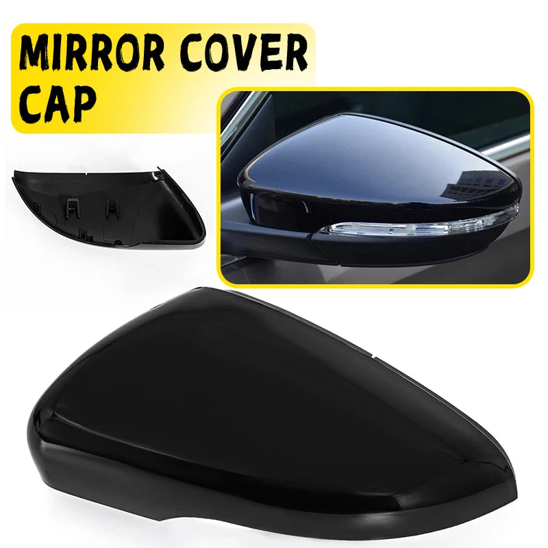 For VW GOLF 6 MK6 GTI R GTD 2008-2013 Touran Black/Carbon Side Wing Rearview Mirror Cover Cap Accessories 5K0857537,5K0857538