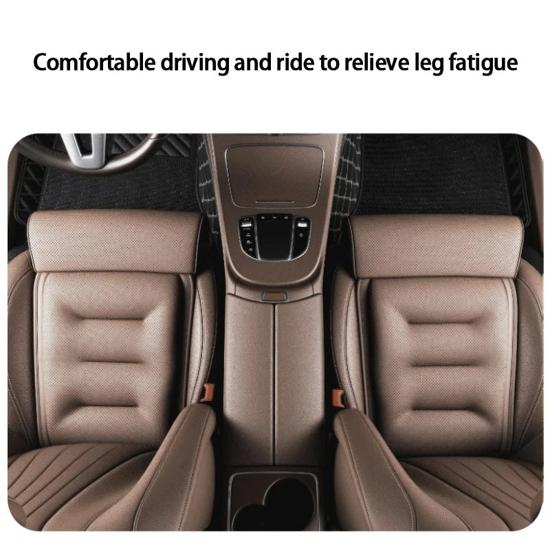 2026 Car Seat Cushion With Leg Support Universal Car Seat Protection Cover Breathable Thick Padding Mat Comfort Auto Seat