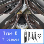 LHD For BMW 5 Series F10 F11 carbon fiber central armrest box cover storage box gear position panel decoration cover auto parts