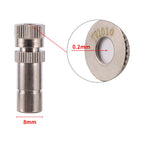 50Pcs Sprayer Nozzle 8mm 0.2~0.6mm Misting Fog Machine Cooling Landscape Dust Removal Disinfection Humidify Water Nebulizer