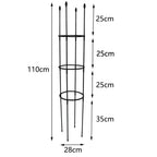 Stackable Garden Trellis Infinitely Spliceable Rose Trellis for Climbing Flowers Vegetable Indoor Outdoor