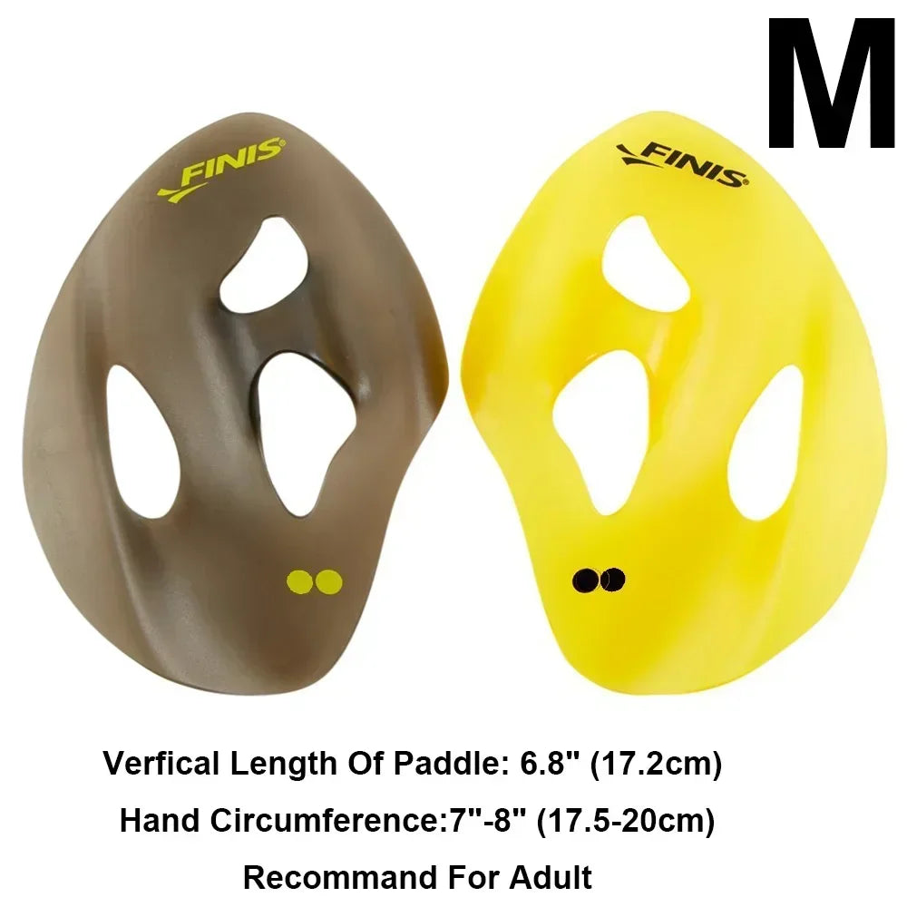 Iso Manta Freestyle Swimming Paddles Fins Ergonomic Professional Strokes Practice Correction Swim DivingTraining Edge Fins