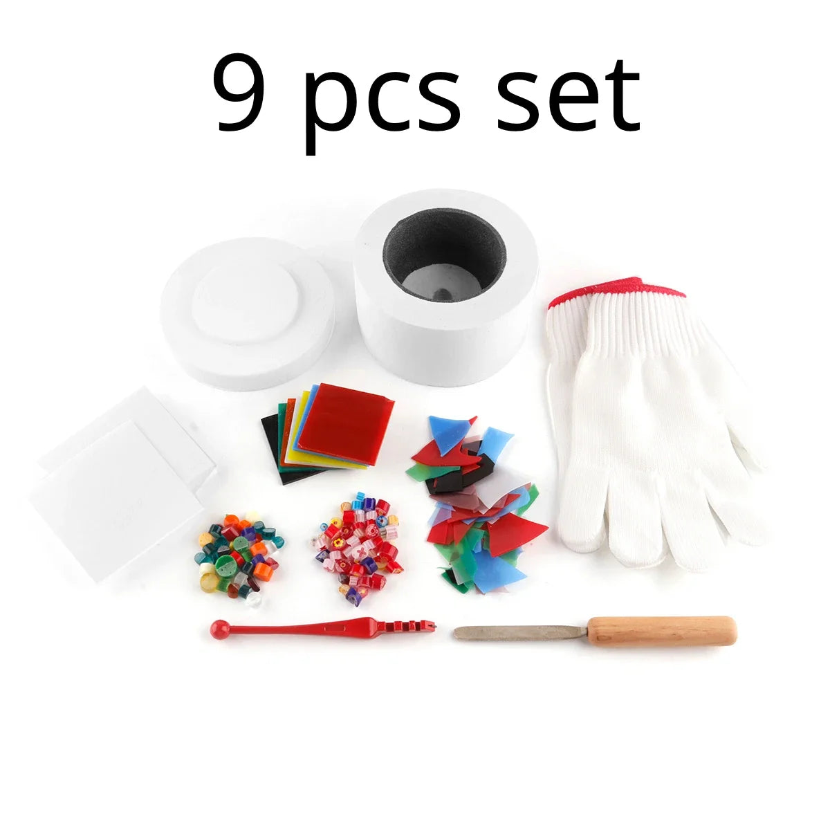 Large Microwave Kiln Professional DIY Glass Jewelry,Glass Fusing Melting Jewelry Making Ceramic Kiln for Home Use,Beginners made