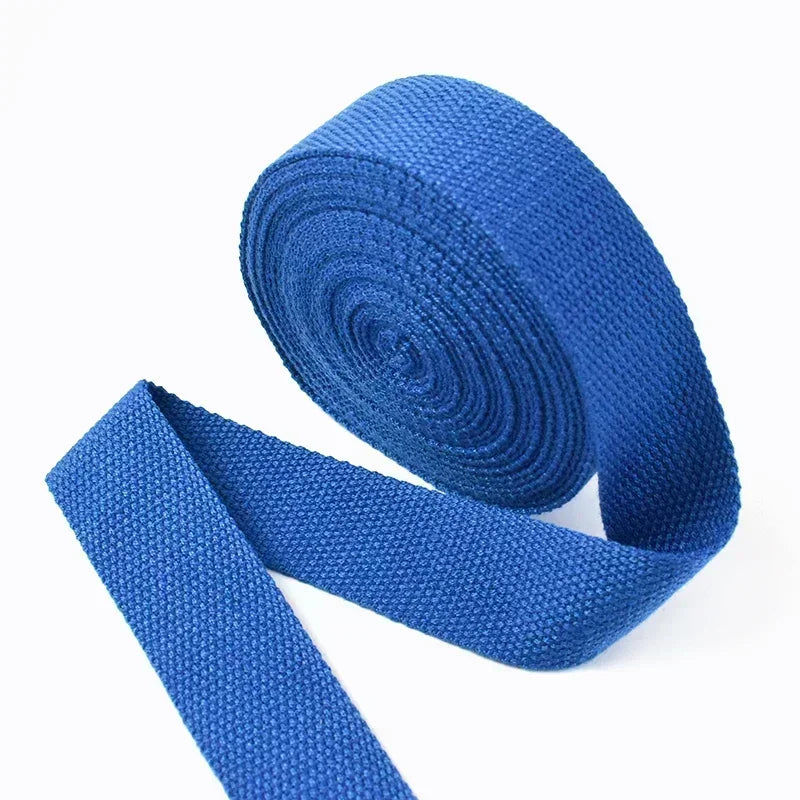 5Meters 1.3mm 20-50mm Cotton Webbings Tape for Bag Strap Backpack Label Ribbon Band Clothes Bias Binding DIY Sewing Accessories
