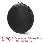 1/2/4PCS Polyester Car Auto Wheel Tire Cover Protector Car Spare Tire Cover Tyre Wheel Covers For Vehicles Dustproof Tire Bags