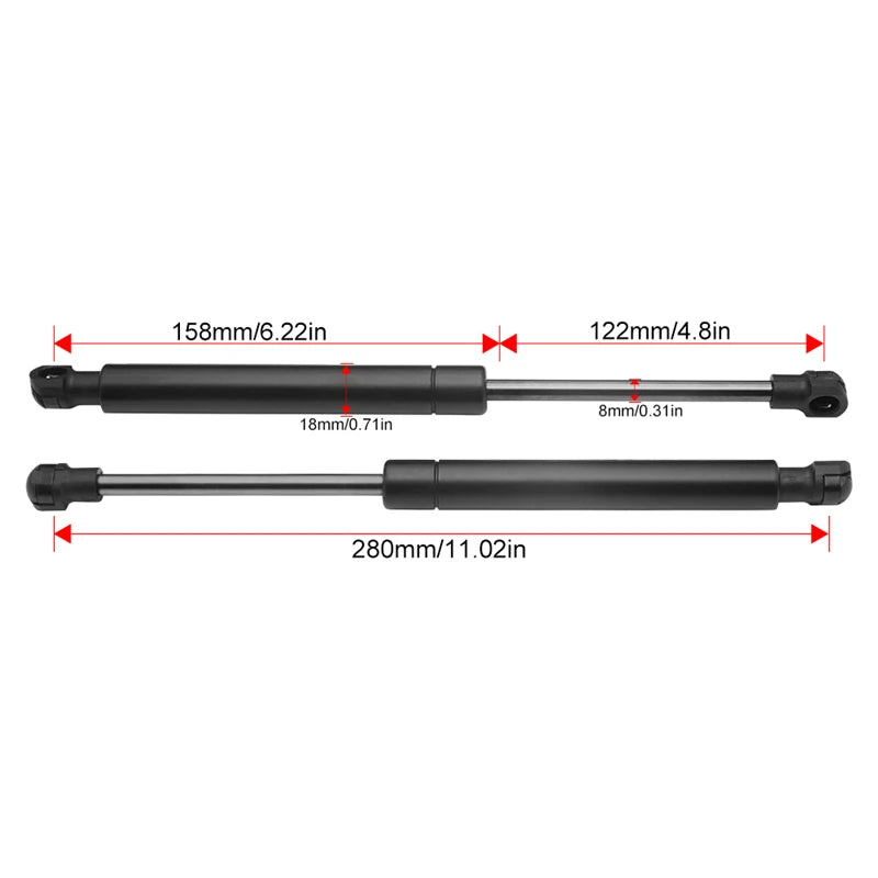 2Pcs/set Car Rear Trunk Lift Support Damper Shock Strut Prop For 2014-2018 Infiniti Q50 W/O Spoiler auto accessories
