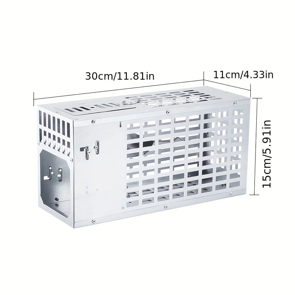 Multi-Catch Rodent Mouse Trap Rat Trap Cage-Pest Control -All Mice and Rat can fit in
