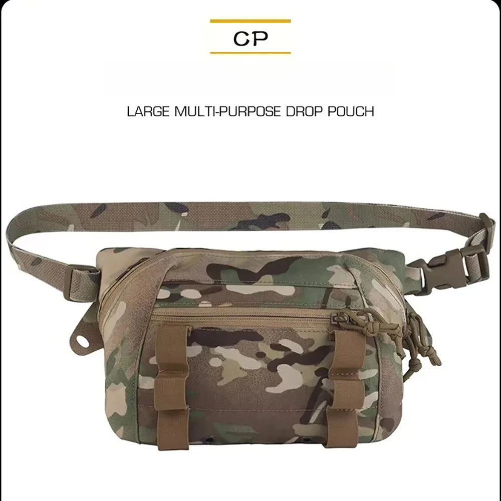 TACTICAL SS Style Multi Purpose Waist Bag Brunch Box Drop Pouch Dump Pouch for Hunting Adjustable