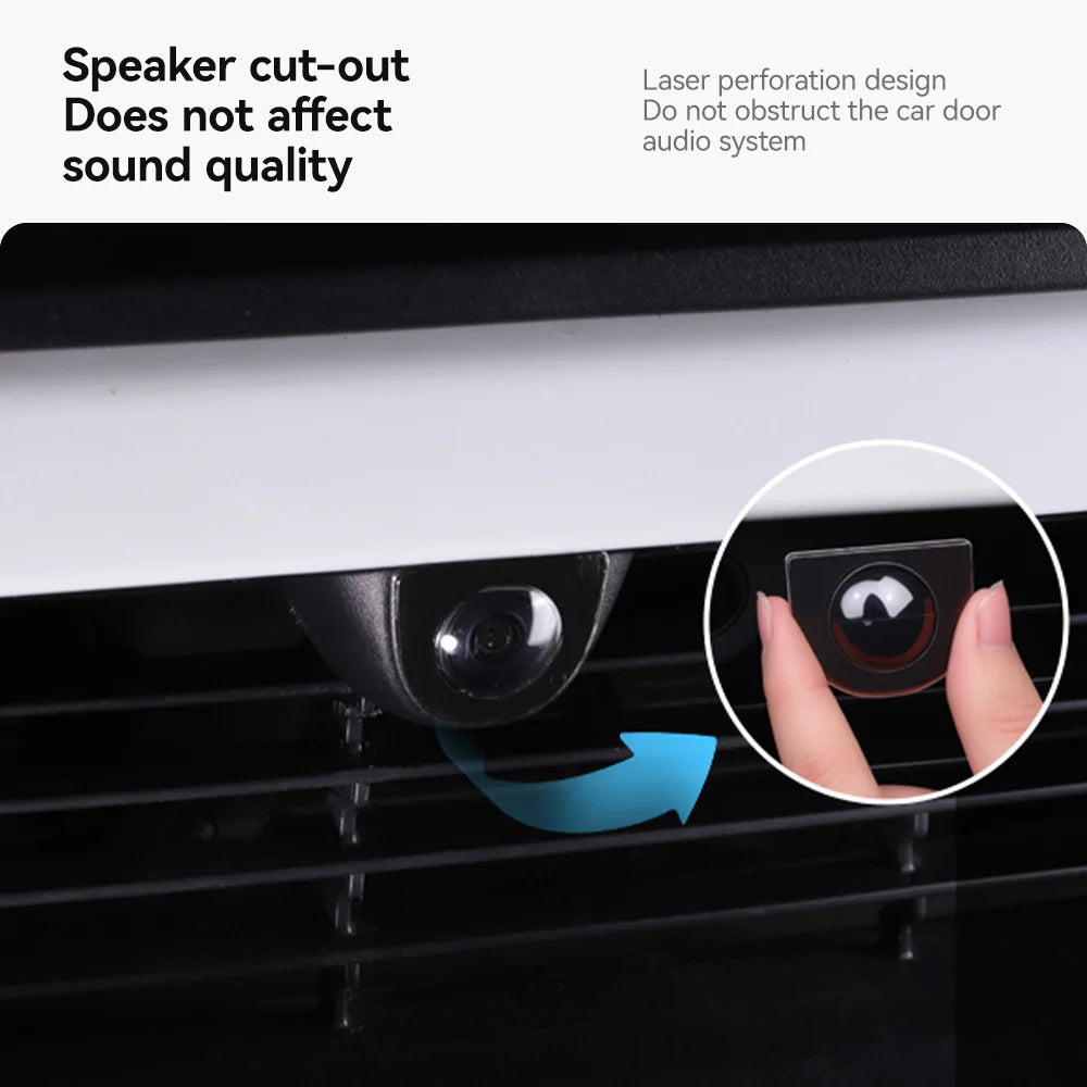 YZ For Tesla Model Y Juniper YL 2025 Front rear Bumper Camera Lens Guard Protective Cover Scratch Resistant Anti-stain