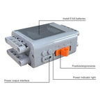 MOS 11PCS Brick Motor Power Function Kit With technic Parts Includes AA Battery Box 2.4g Speed Control Remote Receiver 5x Motors