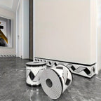 Rolled Self-Stick Baseboard Trim-Anti-Collision Waterproof Wall Waistband Sticker for Living Room Bedroom Home Decor