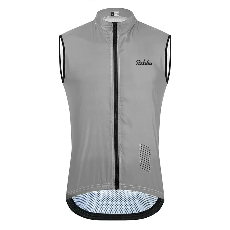Ralaha-Breathable Anti-UV Cycling Shirts for Men, Sleeveless Bicycle Clothing, Summer Vest, New
