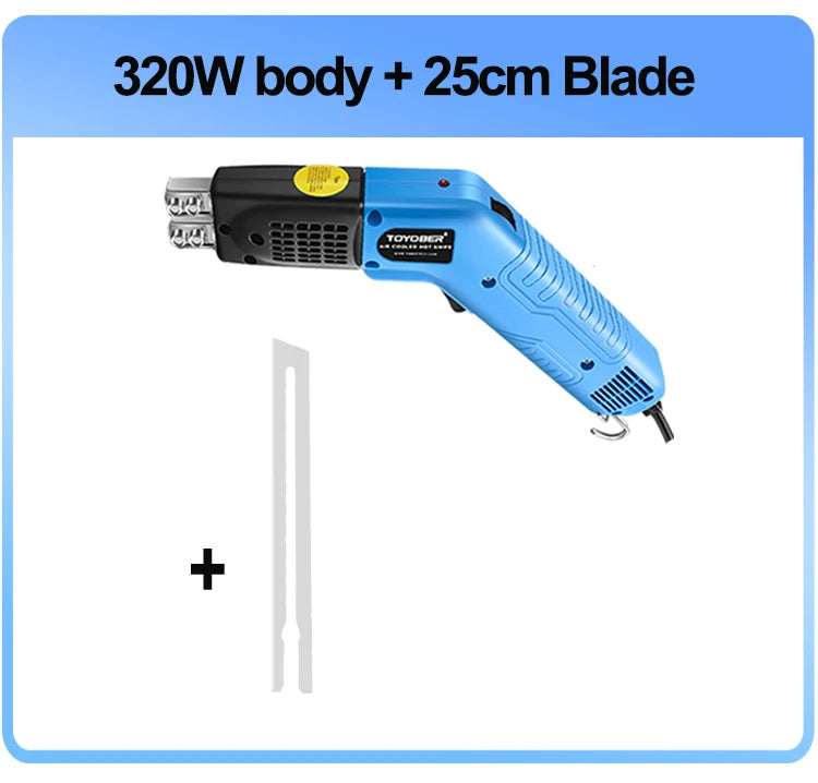 Air Cool Hot Knife Foam Cutter Tool Machine Slotting Groove Styrofoam Polystyrene Fabric Rope Cutter Electric Heating Hot Knife