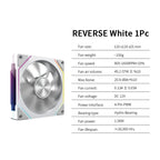 LDPCSJ OEM PRISM 5 PRO Computer Chassis Fan 12cm ARGB 4 Pin PWM Quiet Cooling Fan 12V Large Air Volume 45.2CFM/600-1800RPM