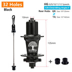 TANKE MTB 120 Click Hub 6 Bearing Bike Front Rear 28 32 36 Holes Disc Brake QR Bicycle mass thunder Noisy Cube 6 Pawl Hubs TH390