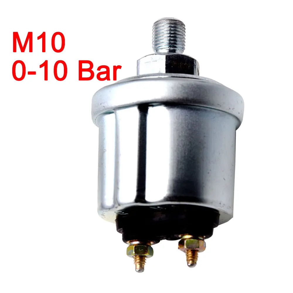 AD 0~10 Bar Engine Oil Pressure Sensor 10mm with Measuring Range fit for Car Boat Oil Pressure Gauge Sender M10 & NPT-1/8